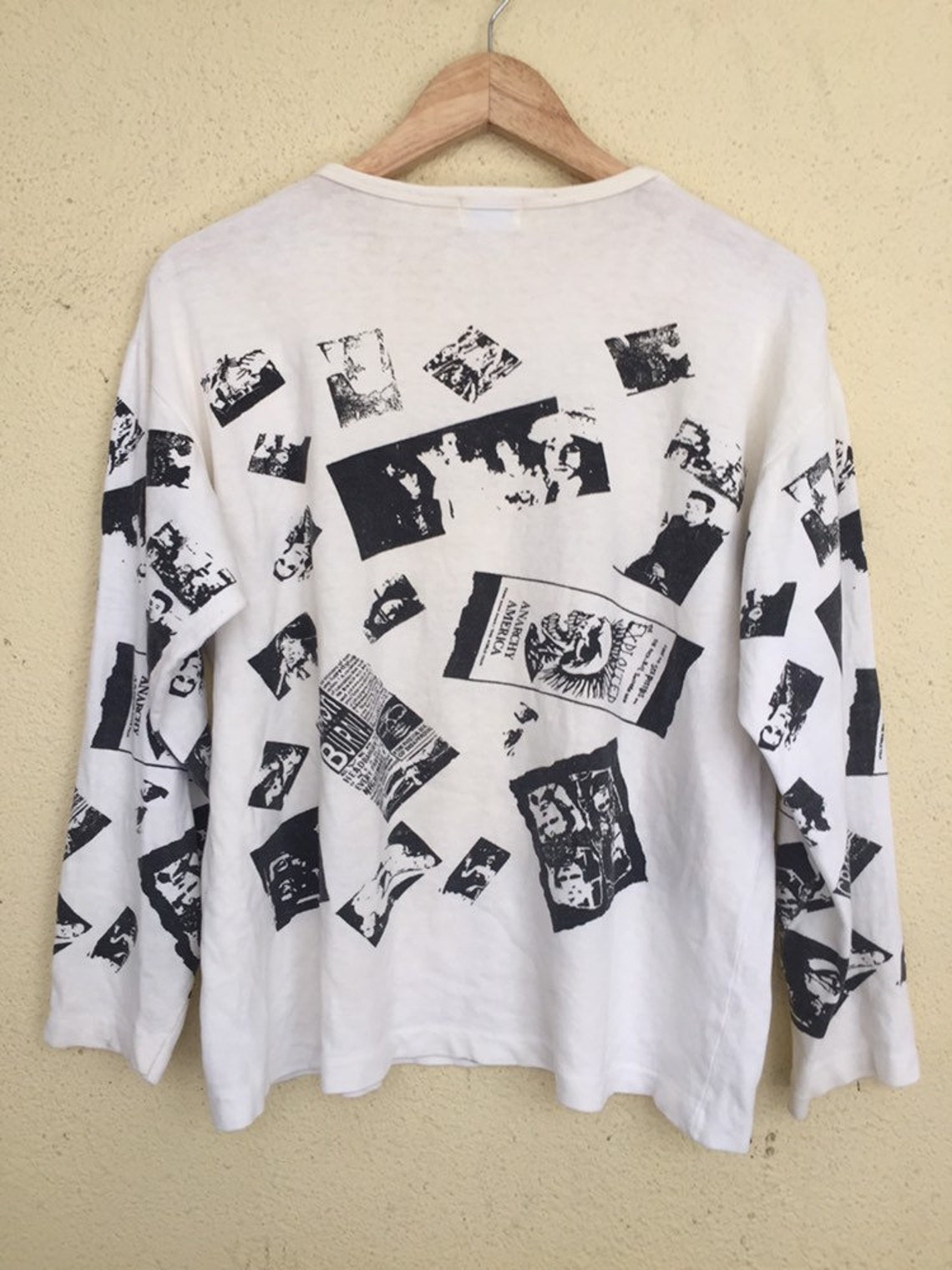 Vintage bootleg exploited punk long sleeve t shirt/ full print | Etsy