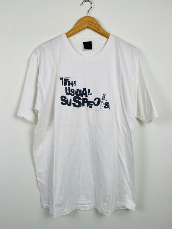 Vintage The Usual Suspects movie promo t shirt/ vi