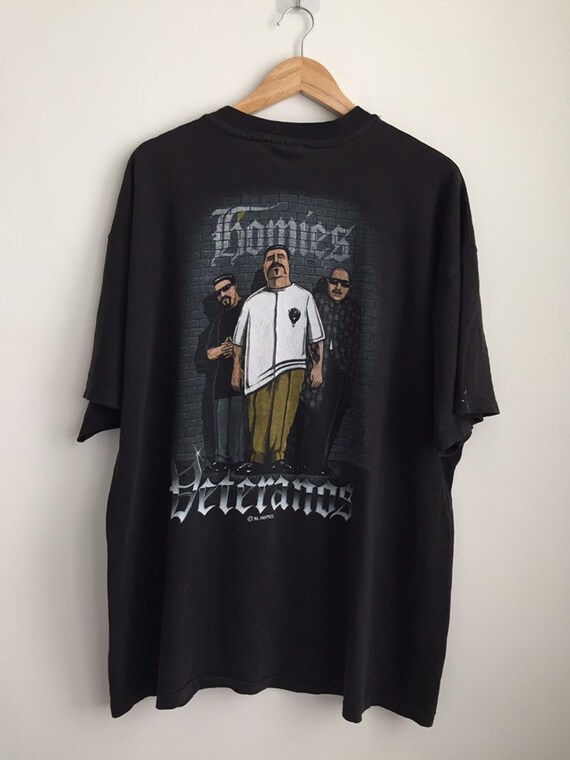 Vintage 1996 Homies streetwear t shirt/ veteranos/