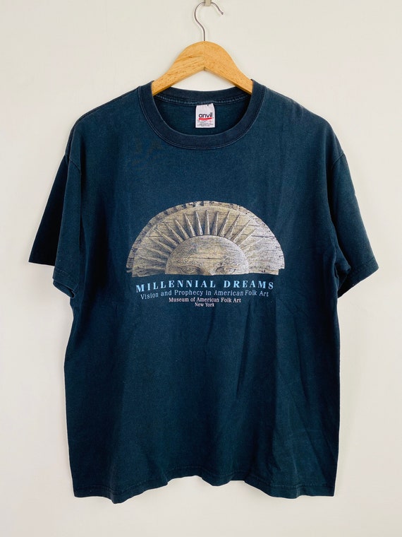 Vintage 90s Museum of American Folk Art t shirt /