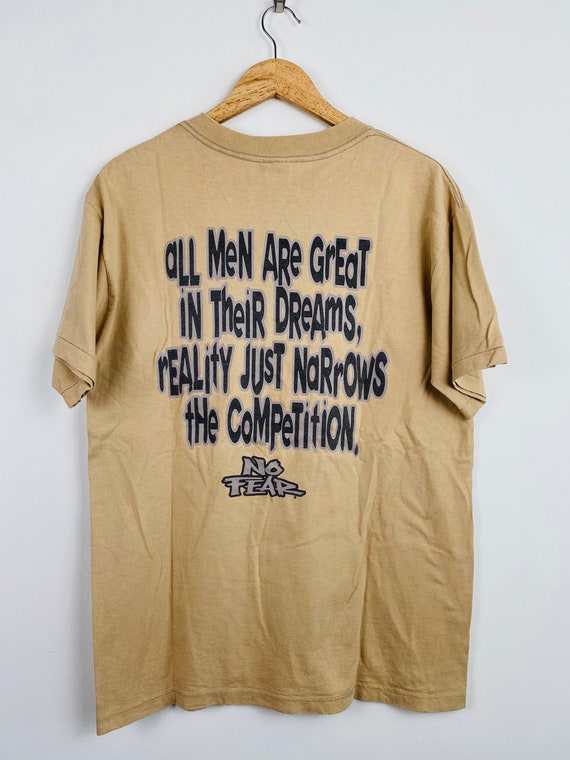 Vintage 90s No Fear streetwear t shirt/ vtg street
