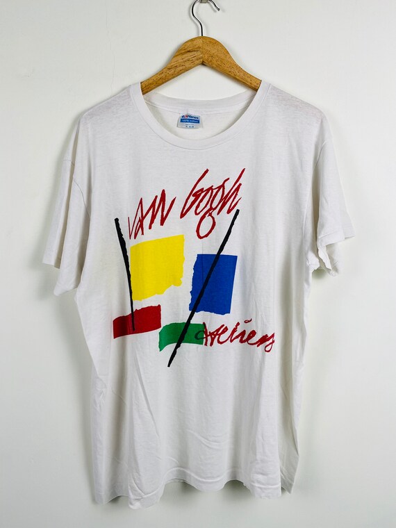 Vintage 90s Van gogh art t shirt / vintage art/ ar