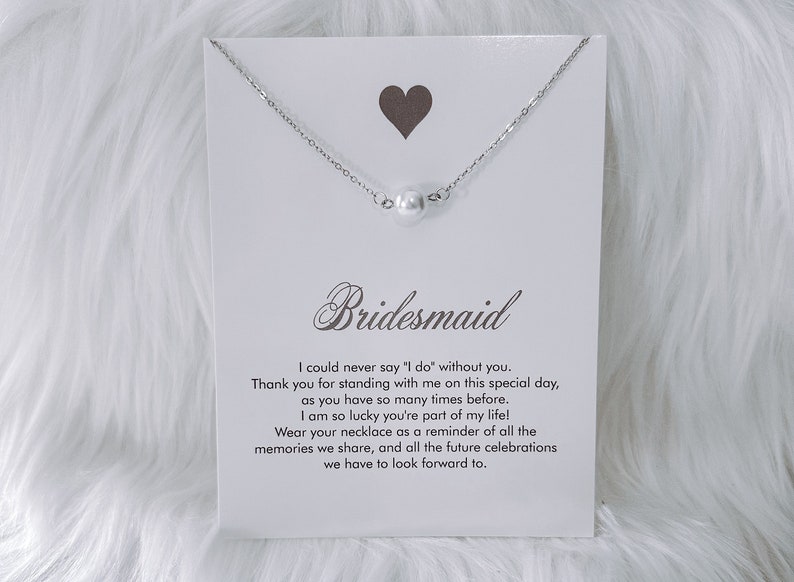 Bridesmaid Necklace image 1