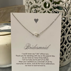 Bridesmaid Necklace image 4