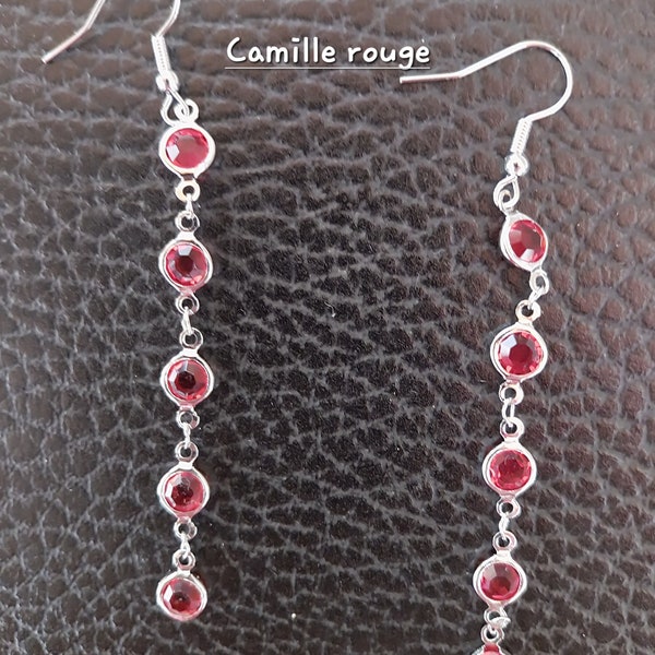 parure boucle oreille et bracelet perles verre