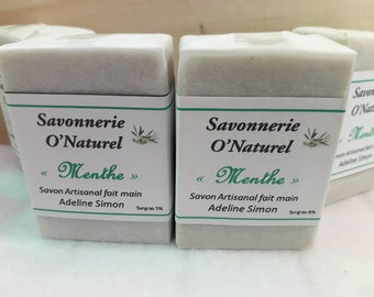 Savon à la Menthe - 20% de Beurre de Karité