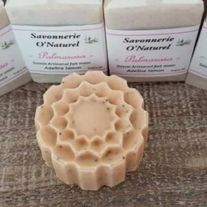 Savon Palmarosa Graines de Pavot Savon Florale