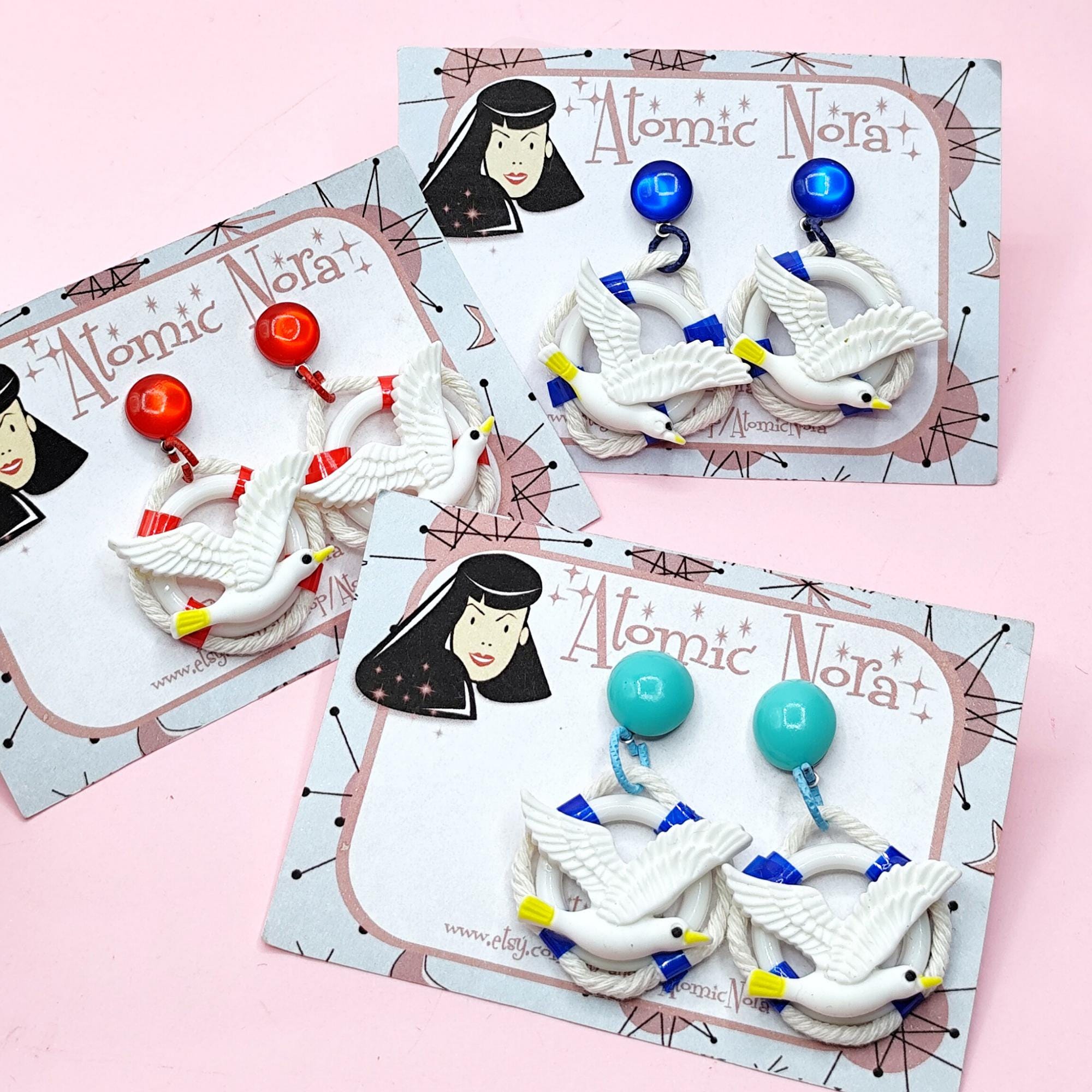 Orecchini Acciaio Fiore Rosa - Gioielli - Orecchini - Di Raffaeella | Su