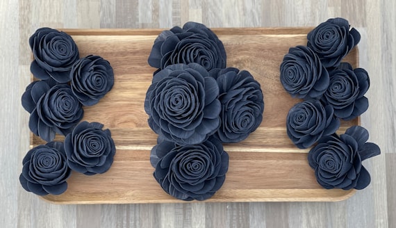 Sola Wood Flowers, Navy Blue, Wood Flowers, Crafting, DIY Crafts