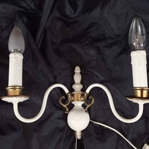 Vintage Wandleuchter, Wandlampe, Lampe, Zweiarmiger Wandleuchter,