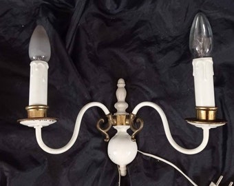 Vintage Wandleuchter, Wandlampe, Lampe, Zweiarmiger Wandleuchter,