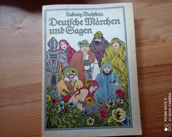 Märchenbuch, altes Märchenbuch DDR, Vintage Märchenbuch DDR 80er, Deutsche Märchen und Sagen Buch, Vorlesebuch Märchen