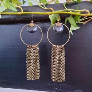 Women&#39;s jewelry, Boho chic, Earrings, Handmade jewelry, Women&#39;s gift