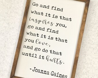 Joanna gaines quote | Etsy