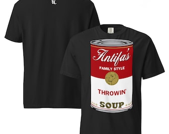 Antifa's Family Style Throwin' Soup t-shirt