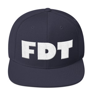 FDT Embroidered Snapback Hat