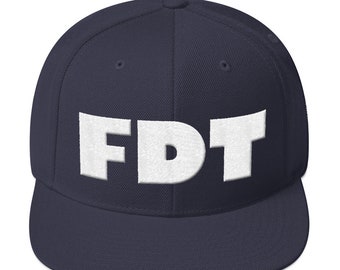 FDT Embroidered Snapback Hat