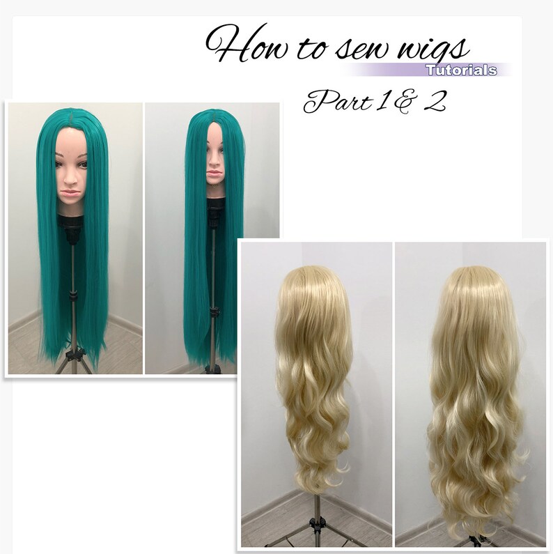 How to sew wigs photo tutorial Etsy