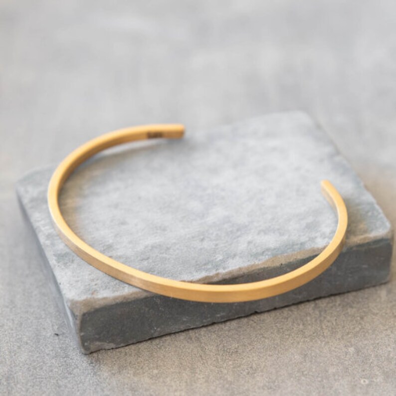 Gold Bracelet Mens Best Friend Birthday Gifts Mens bracelet Dad Gift for Him Friendship bracelet Cuff Bracelet Charm Bracelet for Him