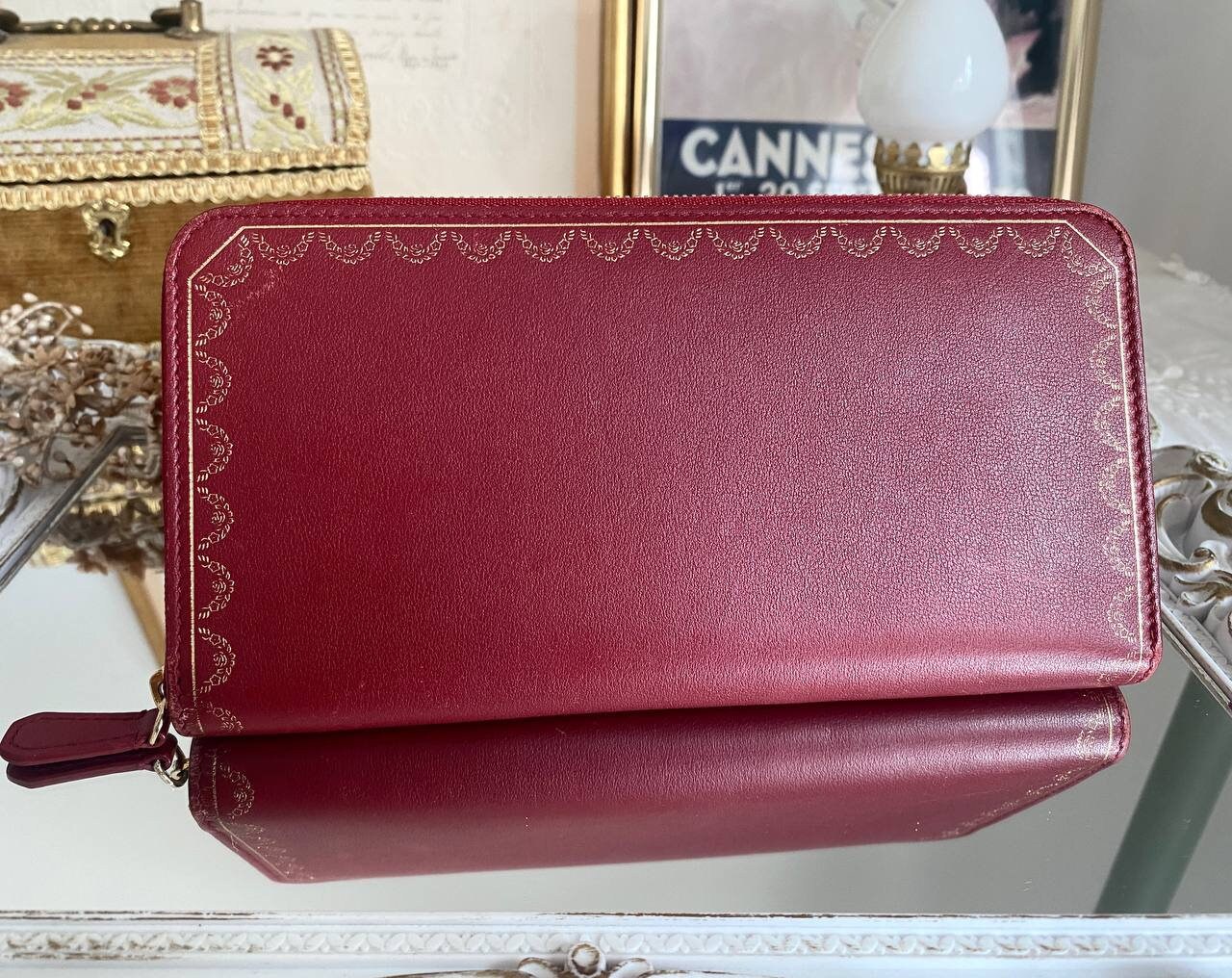 Cartier Long Wallet Red Newer Collection Etsy