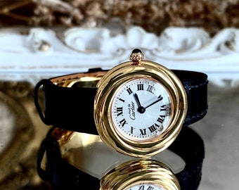 Cartier Rose Design Dial Quartz Wrist Watch with Box
