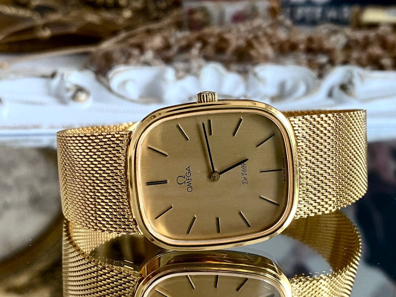 Smal Gouden Horloge Dames Horloge Goud Esprit Horloge Lucardi