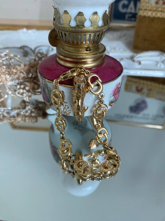 Christian Dior CD Vintage Bracelet With Box - Etsy