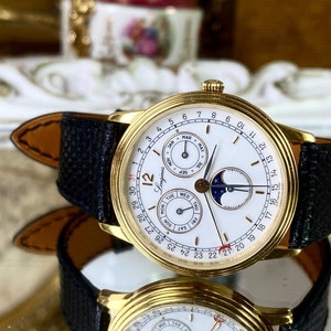 Longines Moonphase Quartz Wrist Watch