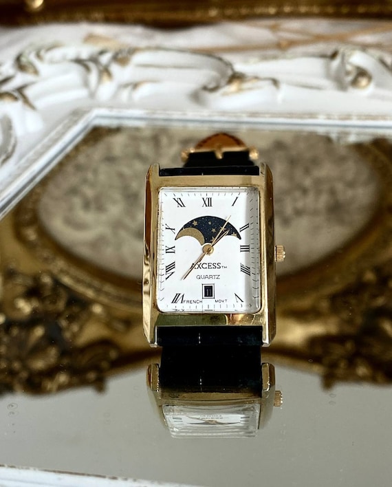 French Axcess Moonphase Wrist Watch - image 1