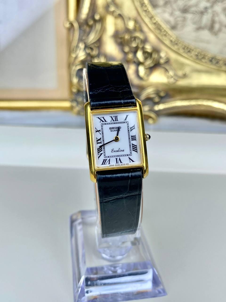 SEIKO TANK クォーツ 時計 ホワイト/ブラック Seiko Tank