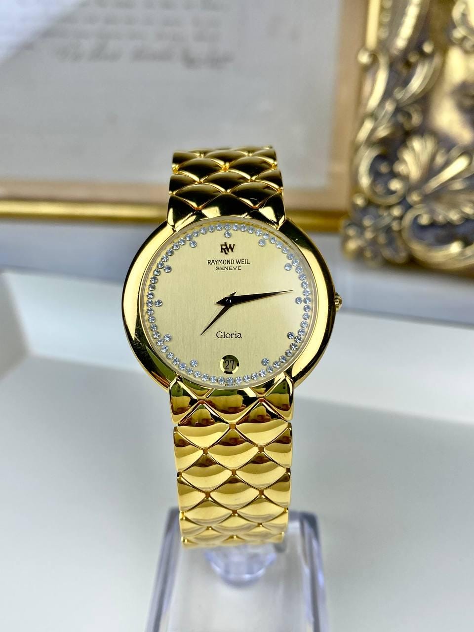 Vintage 31mm Raymond Weil Othello Ladies Quartz Wristwatch