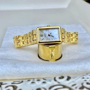 Seiko Rectangle Mother of Pearl Watch