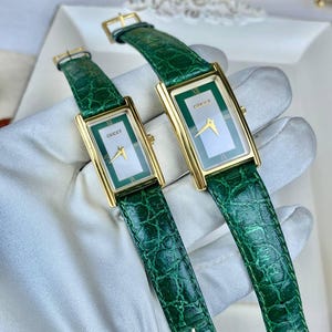 Gucci Pair Rectangle Watch