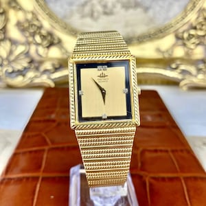Seiko Square Golden Watch