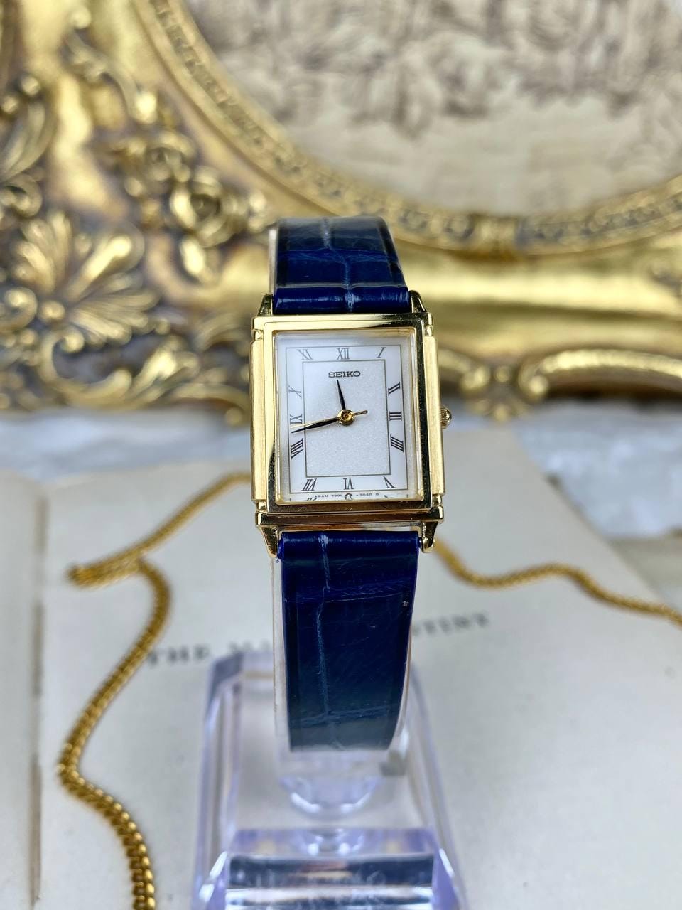 【M2500151】SEIKO LASSALE レディース腕時計 　鼈甲風ベルト Seiko Lasalle Lady's Watch CZP40 Top of the line Sapphire