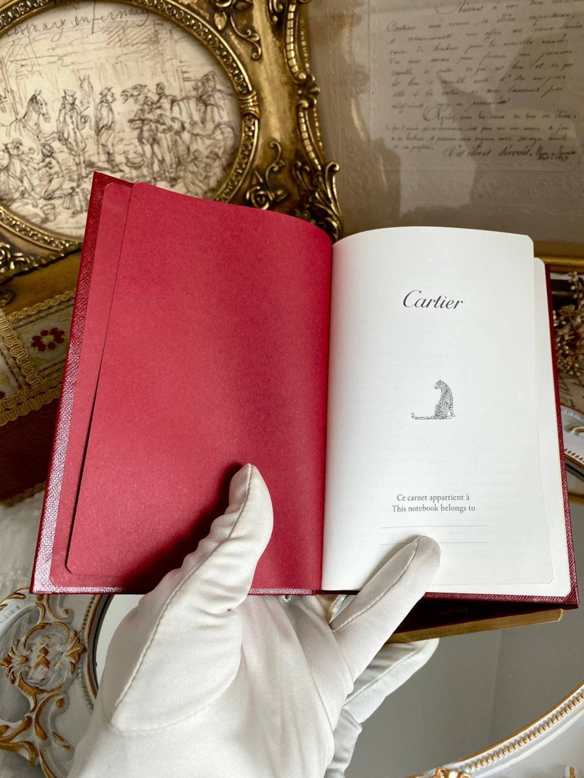 Cartier Classic Panthere Memo Notebook - Etsy
