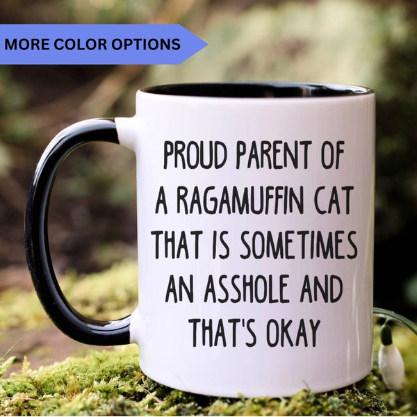 Ragamuffin gift, Ragamuffin mug, Ragamuffin cat, APO004