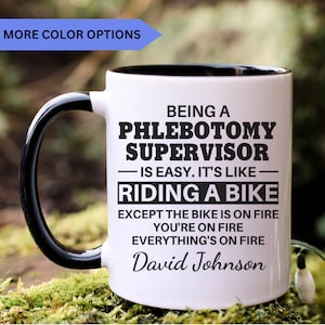 Phlebotomy Supervisor mug, phlebotomy supervisor gift, phlebotomy supervisor gifts, phlebotomy supervisor coffee mug, APO045