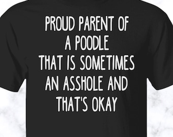 Poodle shirt, Poodle unisex tee, Poodle tshirt, Poodle shirt for meen and women, APS004