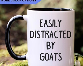 Goat Mug, Goat Gifts, Goat Coffee Mug, Goat Cup, Cute Goat Coffee Cup, Goat Mom, Personalized Mug, APO030