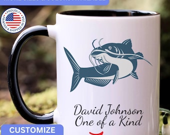 Personalized Catfish mug, custom Catfish mug, Catfish gift, Catfish gifts, APO061
