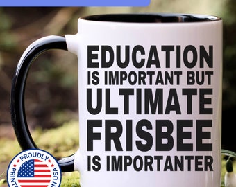 ultimate frisbee gift, ultimate frisbee mug, ultimate frisbee gift for men and women, APO025