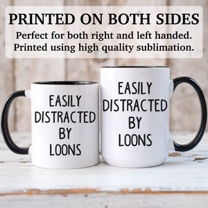 Loon mug, gift for Loon Loon gifts,APO030 image 5