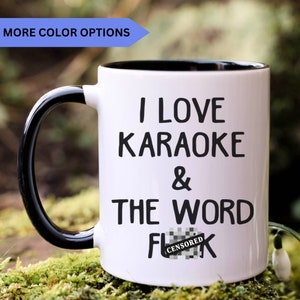 Karaoke gift, Karaoke mug, Karaoke gift for men and women, APO07421