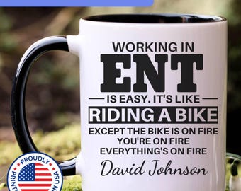 ENT mug, ent gift, ent gifts, ent coffee mug, APO050
