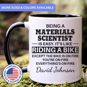 Materials scientist gift, materials scientist mug, new materials scientist, best materials scientist, funny materials scientist gift, APO045