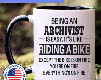 Archivist mug, Archivist gifts, gift for Archivist gift idea, Archivist coffee mug, APO015