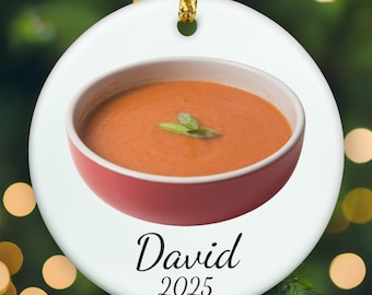 Personalized Gazpacho ornament, Gazpacho Christmas ornament, Gazpacho xmas ornament, APR010