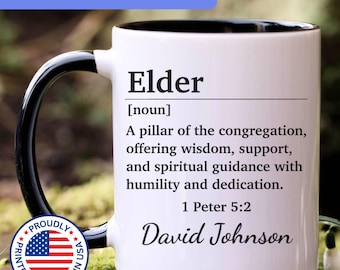 Elder mug, jw elder gifts, gift for elder gift idea, elder thank you gift, elder appreciation gift, jw elder retirement gift, APO11901