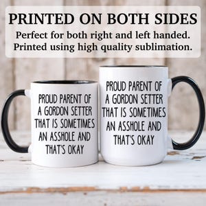 Gordon Setter mug, gift for Gordon Setter mom, gift for Gordon Setter dad, Gordon Setter gift, APO0021 bild 5